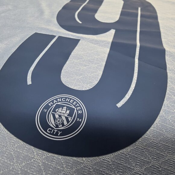 Haaland Manchester City Jersey #9 Blue 23/24 ManCity - Picture 11 of 12